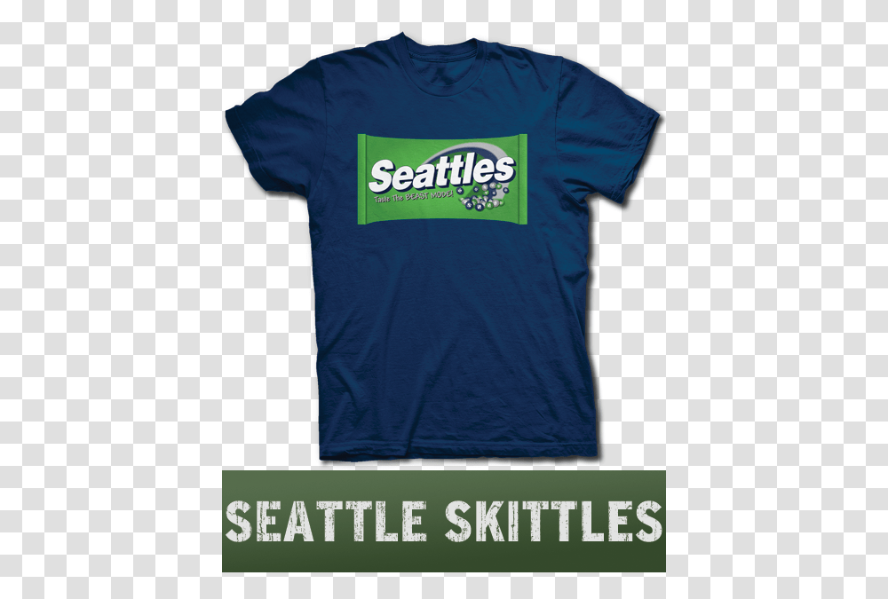 Seattle Seahawks Skittles T Shirt Chicago Blackhawks, Apparel, T-Shirt Transparent Png
