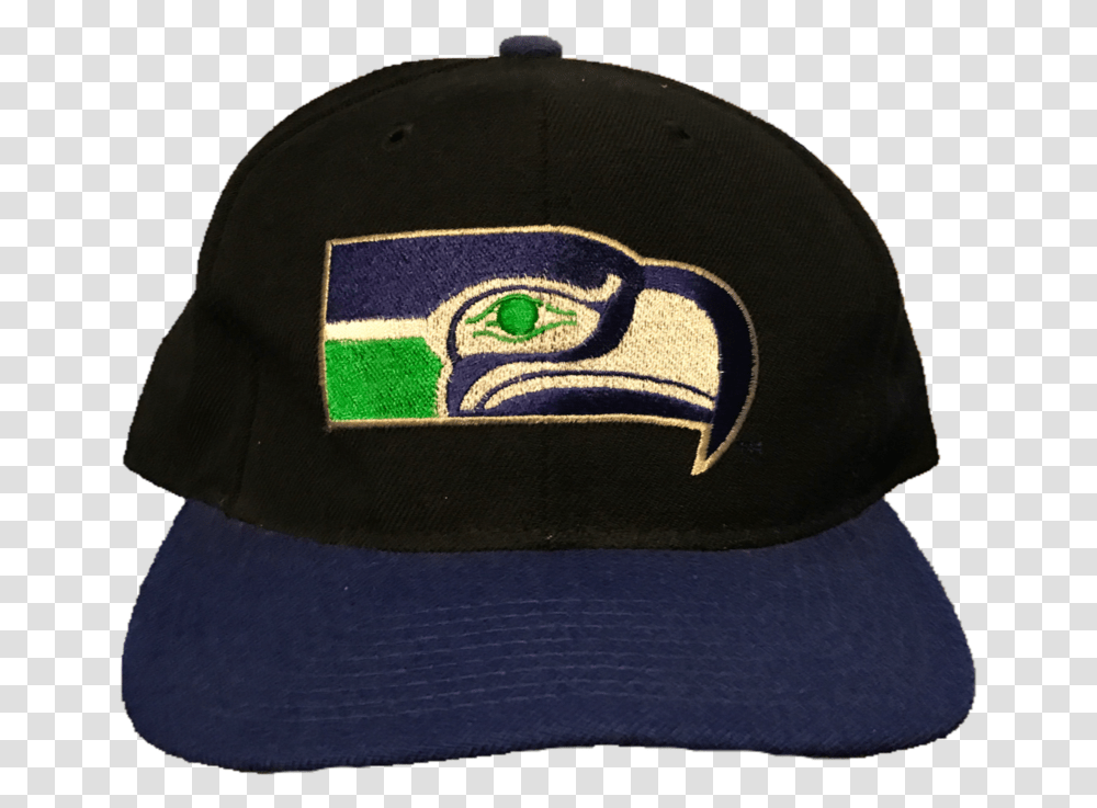 Seattle Seahawks Vintage Snapback Hat Baseball Cap, Clothing, Apparel Transparent Png