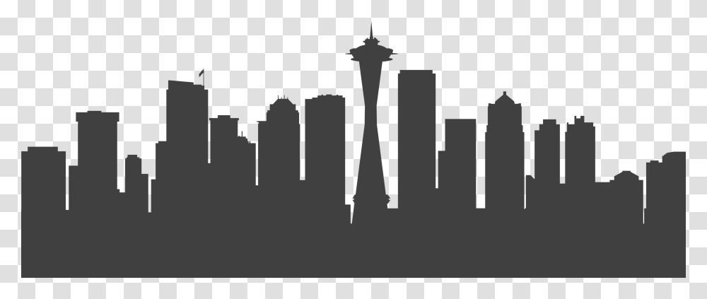 Seattle Skyline Silhouette, Brass Section, Musical Instrument, Horn, Plot Transparent Png