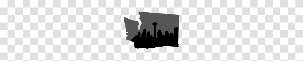 Seattle Skyline, Silhouette, Cross, Outdoors, Nature Transparent Png