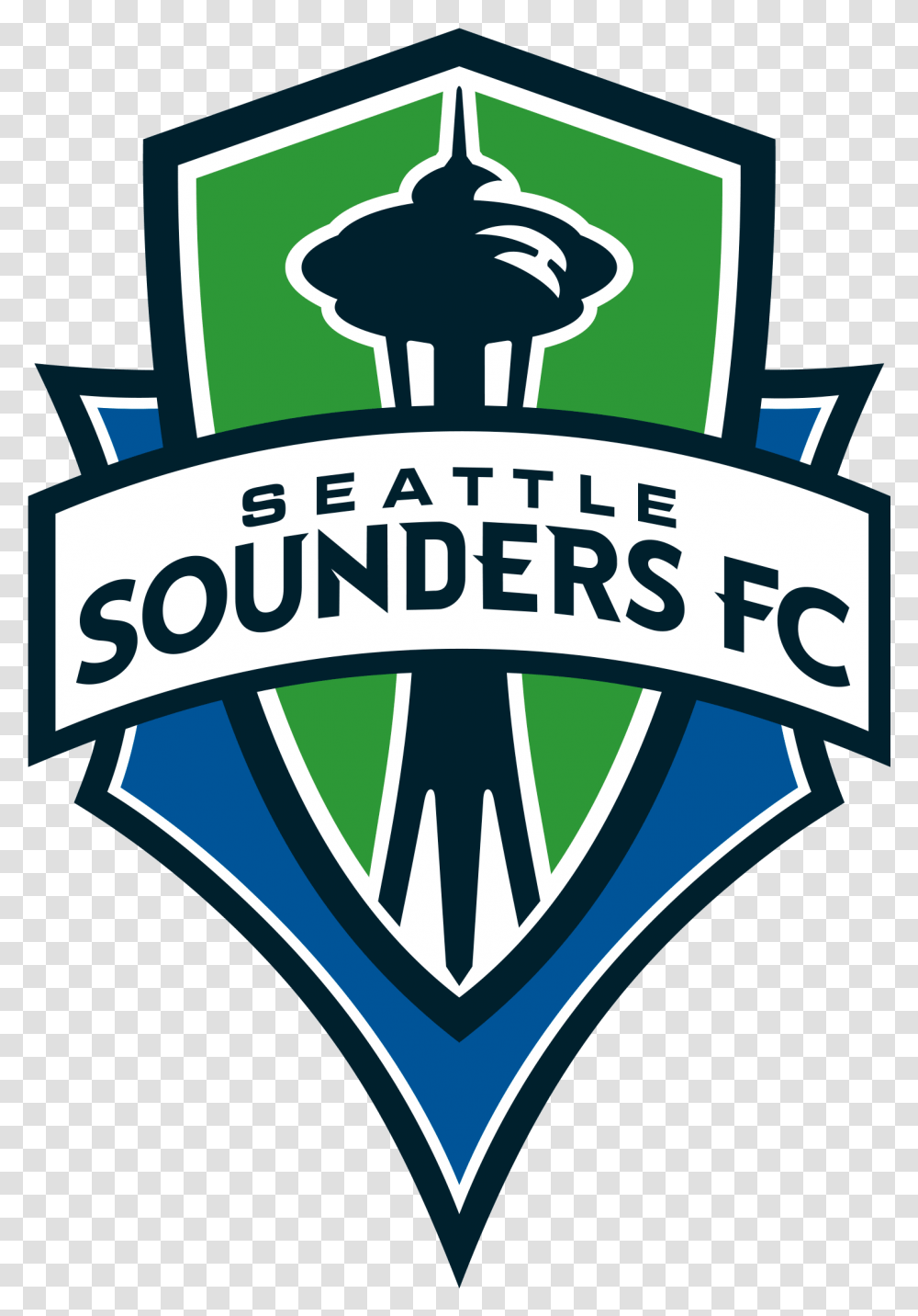 Seattle Sounders Fc Logo History & Meaning Seattle Sounders Logo, Symbol, Poster, Advertisement, Badge Transparent Png