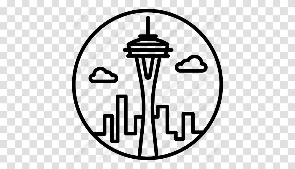 Seattle Space Needle Logos, Gray, World Of Warcraft Transparent Png