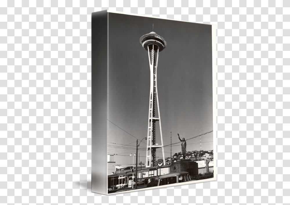 Seattle Space Needle Vintage Photograph By Alleycatshirts Zazzle Space Needle, Tower, Architecture, Building, Control Tower Transparent Png