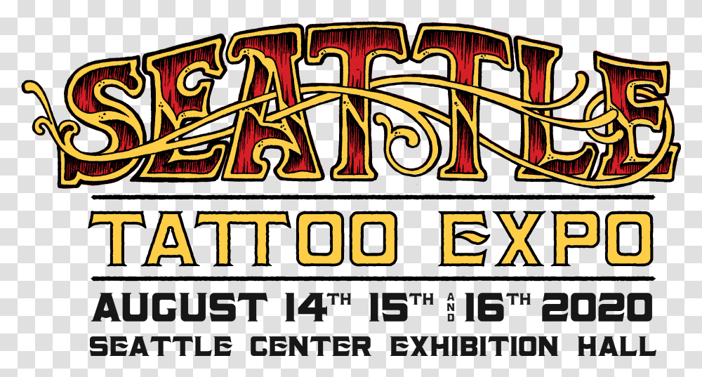 Seattle Tattoo Expo Graphic Design, Alphabet, Word, Lighting Transparent Png