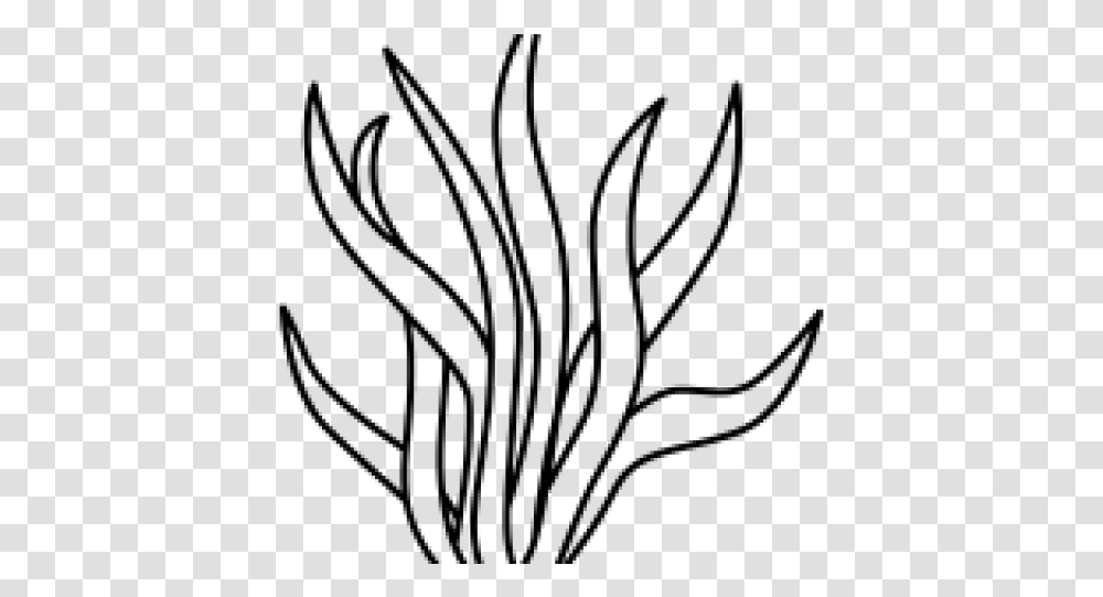 Seaweed Black And White Clipart, Gray, World Of Warcraft Transparent Png