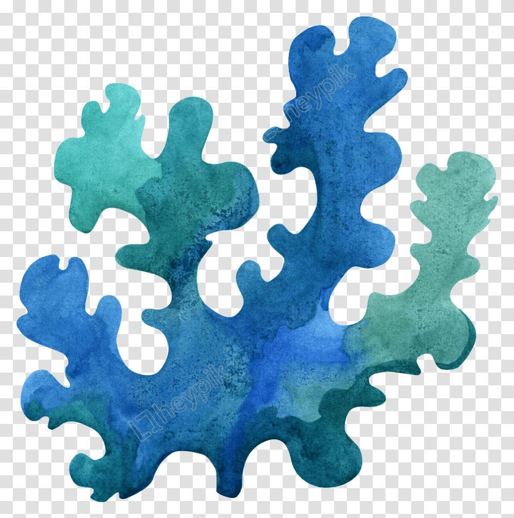 Seaweed Under The Sea Watercolor, Pattern, Jigsaw Puzzle, Game, Ornament Transparent Png