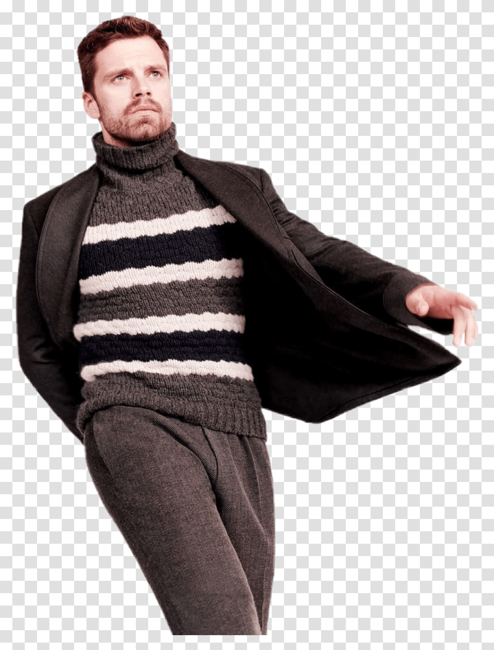 Sebastianstan Sebastian Stan Sebastian Stan, Sweater, Person, Suit Transparent Png