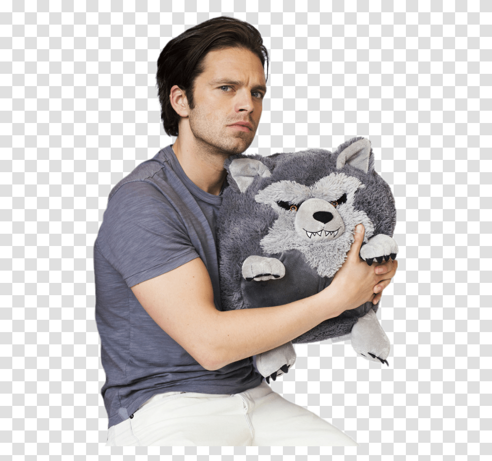 Sebastianstan Sebastian Stan Sebastian Stan With Wolf, Person, Man, People Transparent Png
