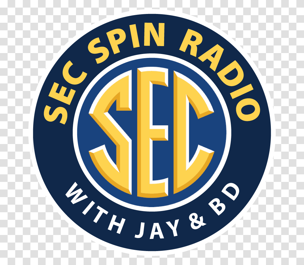 Sec Spin Radio With Jay And Bd Sec Conference, Label, Logo Transparent Png