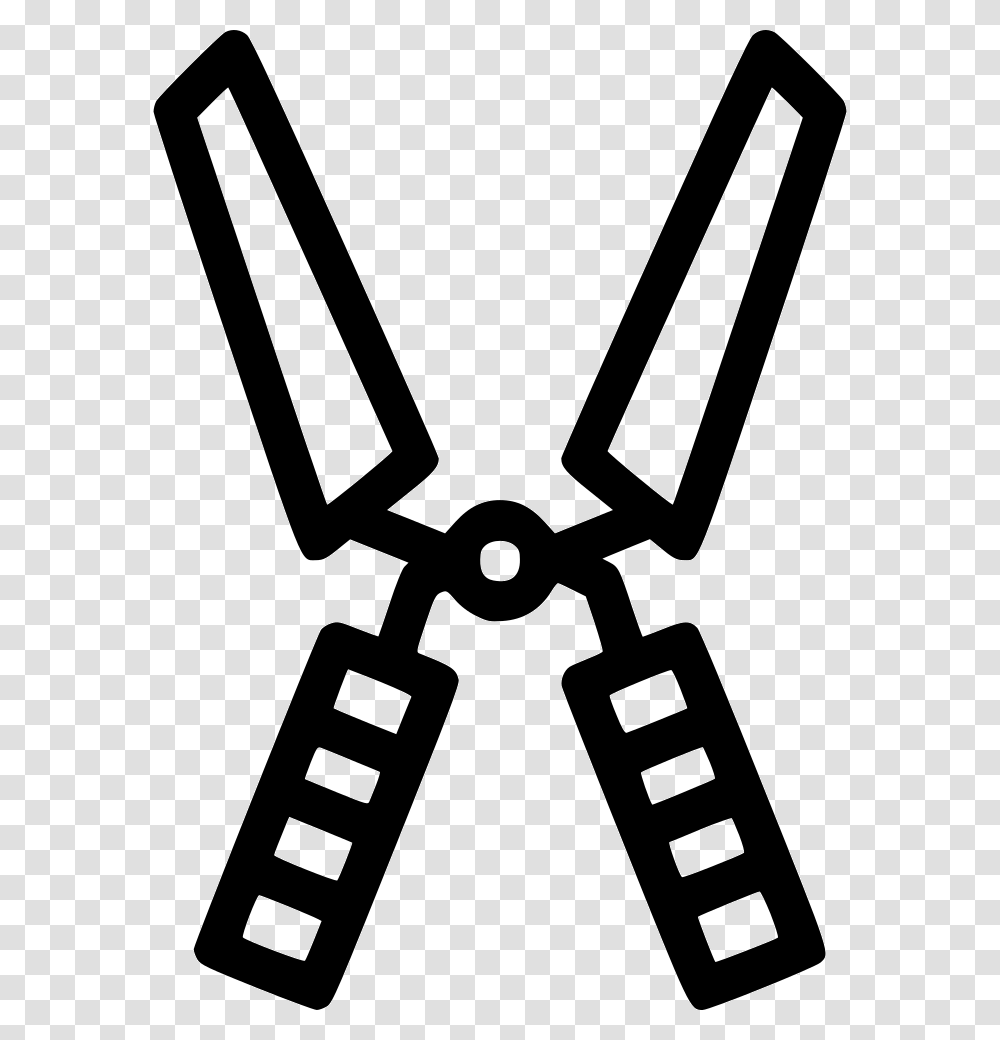Secateurs Garden Agriculture Cut Icon Free Download, Weapon, Weaponry, Blade, Scissors Transparent Png