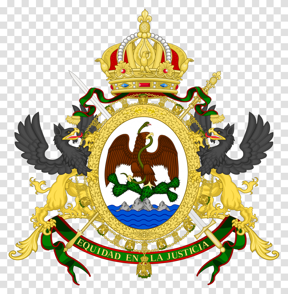 Second Mexican Empire Download, Emblem, Logo, Trademark Transparent Png