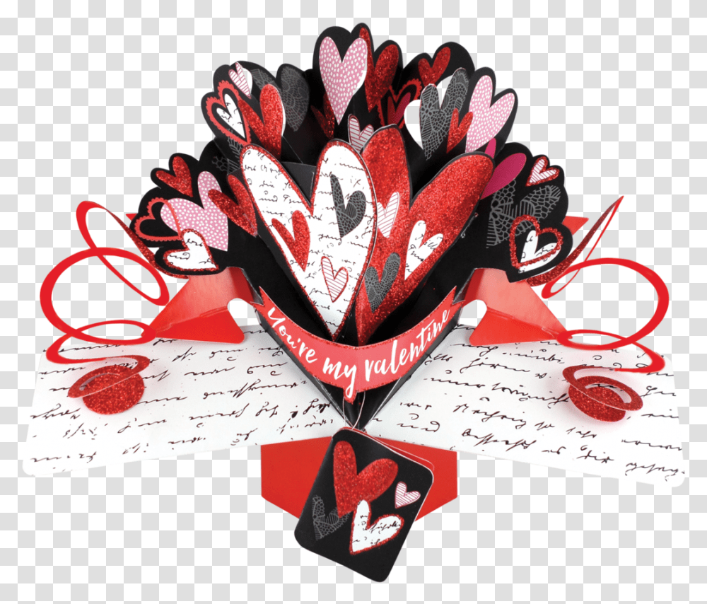 Second Nature Valentine's Day Pop Ups Hearts You're My Valentine Day, Text, Handwriting, Graphics, Calligraphy Transparent Png