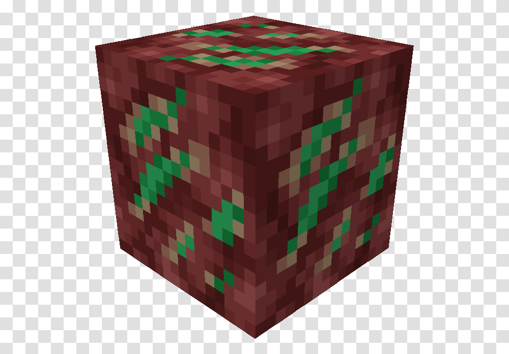 Second On The List Is Nether Jade Not To Be Confused Minecraft Nether Blocks Names, Crystal, Rug, Rubix Cube, Box Transparent Png