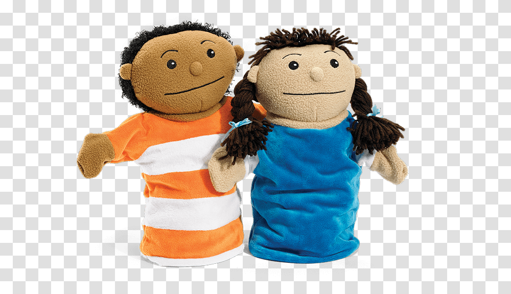 Second Step Boy And Girl Puppets Second Step Curriculum Preschool, Doll, Toy, Teddy Bear, Plush Transparent Png