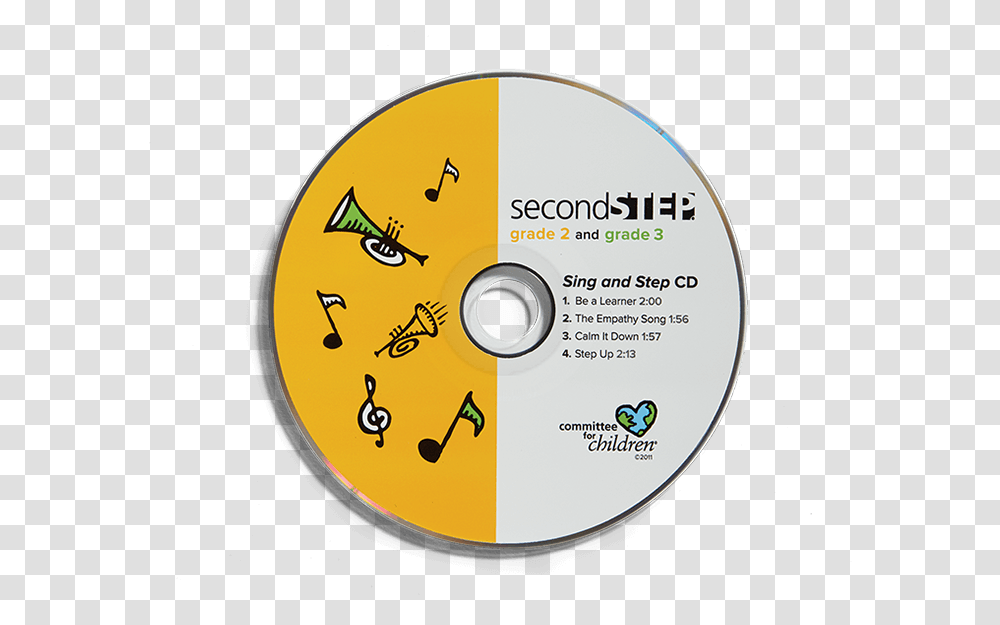 Second Step Grade 2 Grade 3 Sing And Step Cd Cd, Disk Transparent Png