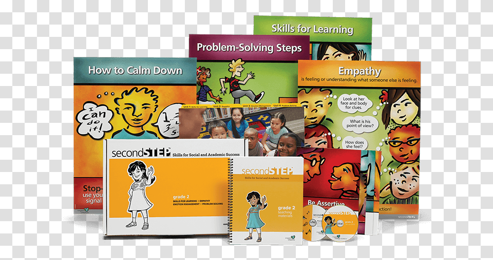 Second Step Grade 2 Kit Second Step Grade, Person, Human, Advertisement, Poster Transparent Png