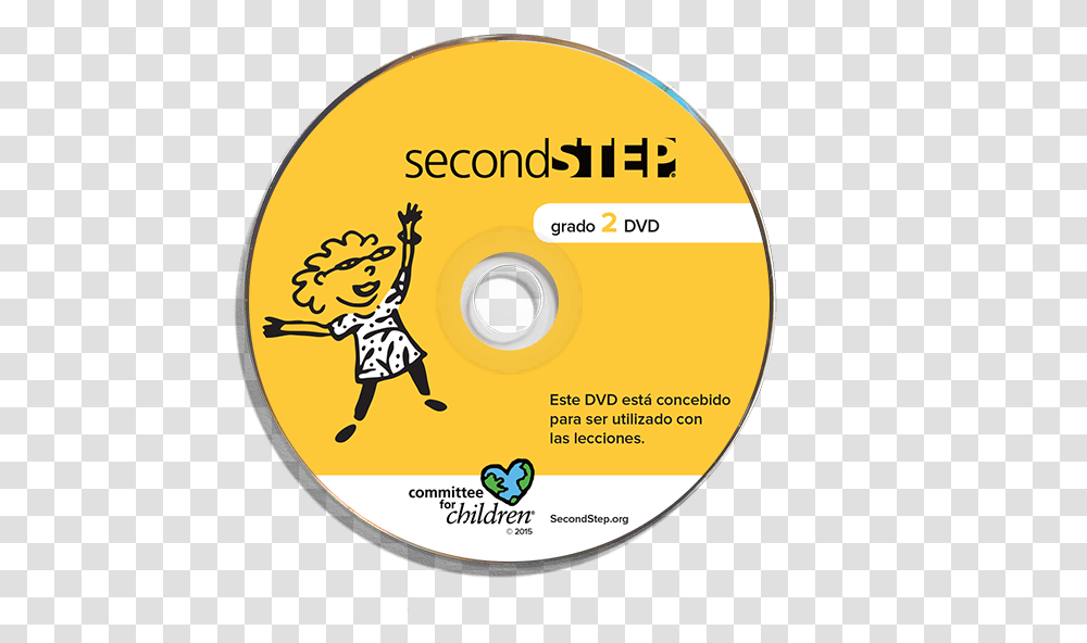 Second Step Grade 2 Spanish Dvd Committee For Children, Disk Transparent Png