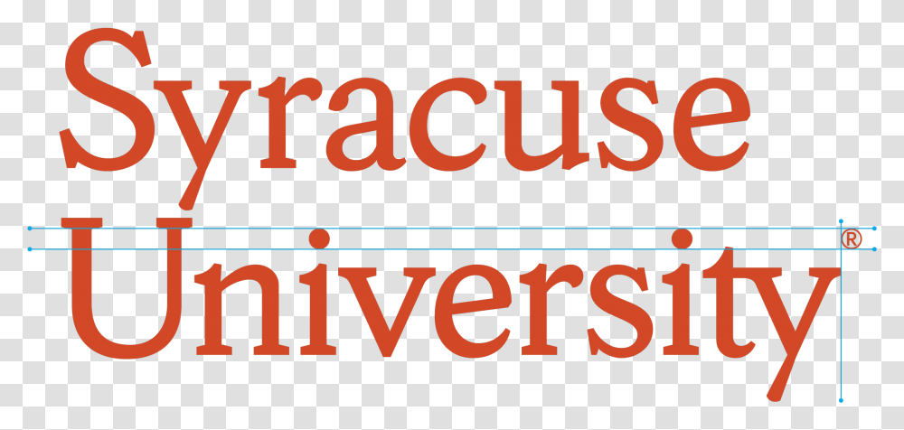 Secondary Syracuse Wordmark Trademark Symbol Is Placed Syracuse University Official Logo, Number, Alphabet, Poster Transparent Png
