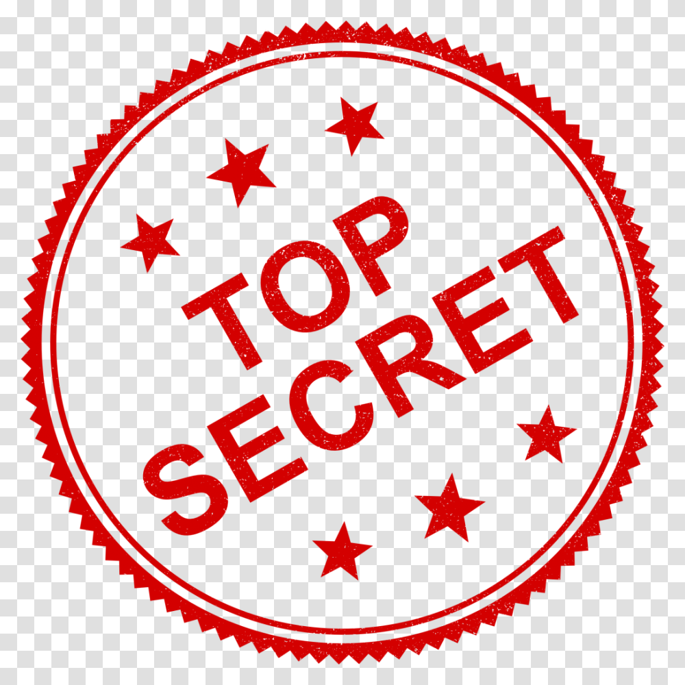 Secrecy Security Clearance Espionage Area 51 Classified Top Secret Stamp, Poster, Logo Transparent Png