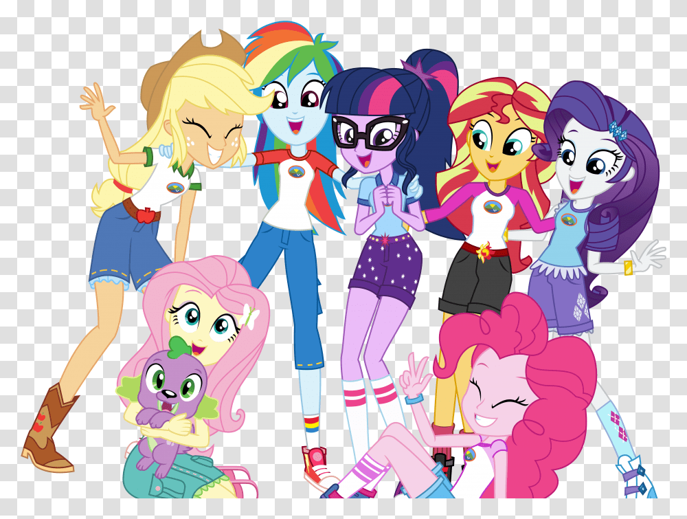 Secret Clipart Group Gossip My Little Pony Equestria Girls, Person, People, Crowd Transparent Png