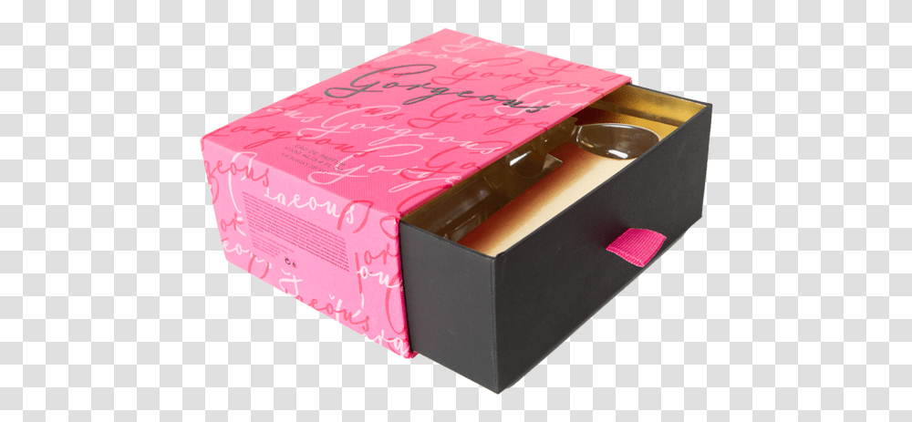 Secret Drawer Box Sunrise Boxes Box Victoria Secret Packaging, Furniture, Text, File Binder, Diary Transparent Png