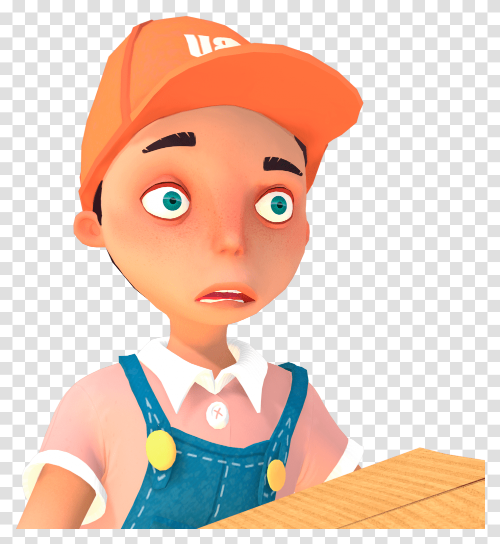 Secret Neighbor Is A Hello Neighbor Game Originally Hello Neighbor Hide And Seek, Toy, Doll, Person, Human Transparent Png