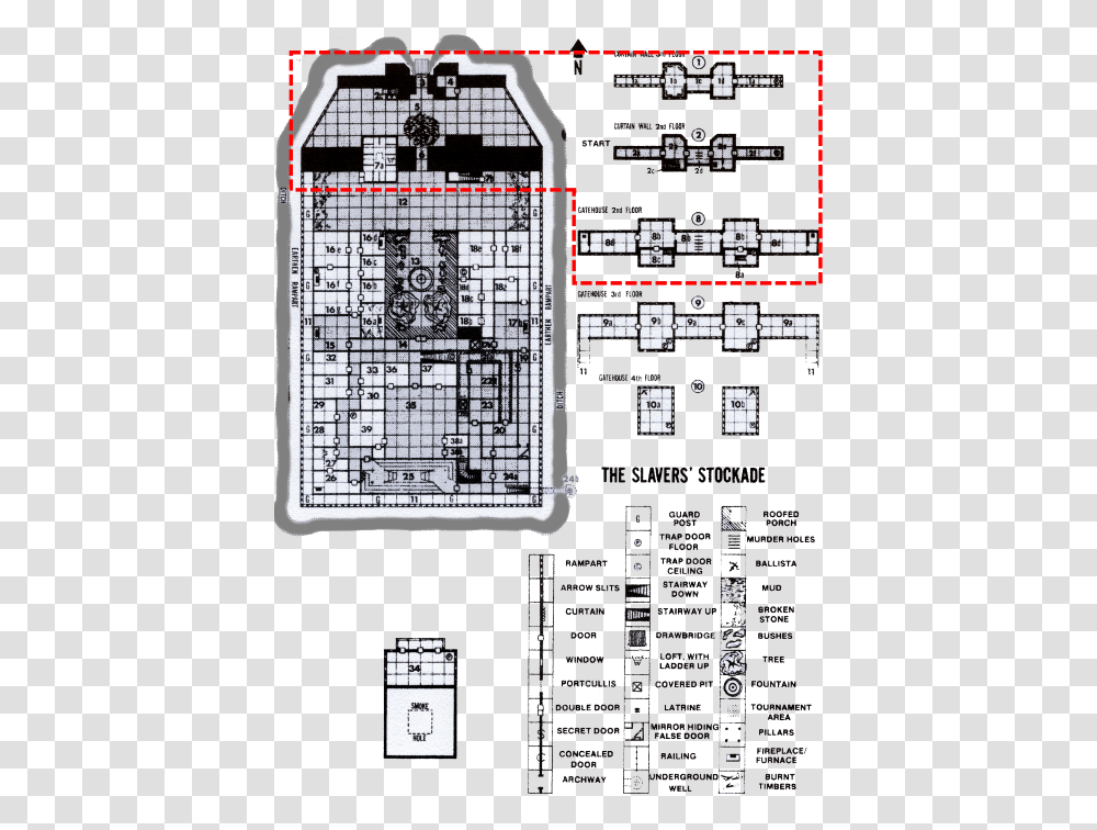 Secret Of The Slavers Stockade Map, Menu, QR Code Transparent Png