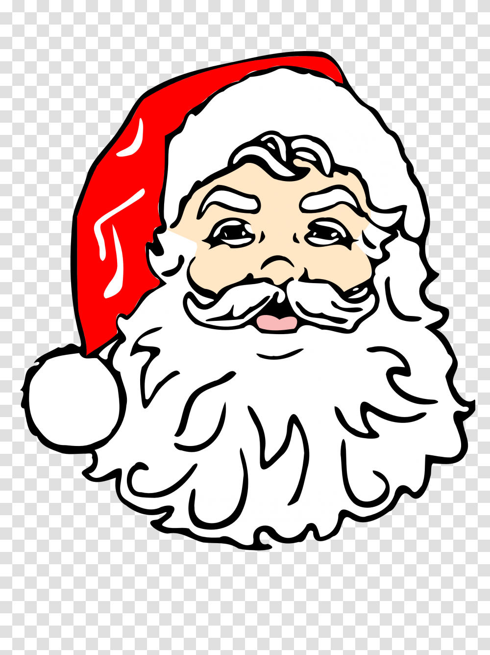 Secret Santa Clipart, Face, Beard, Head, Performer Transparent Png