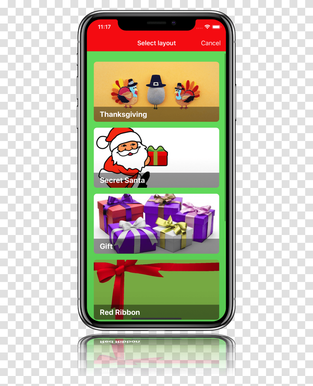 Secret Santa In App Purchase Is Not A Subscription Cartoon, Mobile Phone, Electronics, Cell Phone, Bird Transparent Png