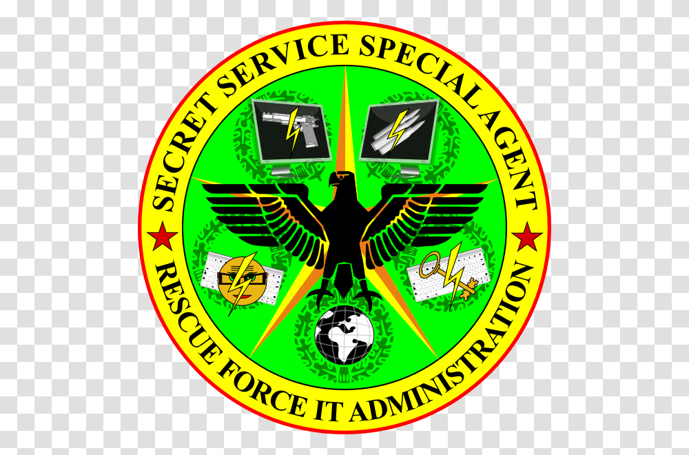 Secret Service Badge Clip Art, Logo, Trademark, Emblem Transparent Png