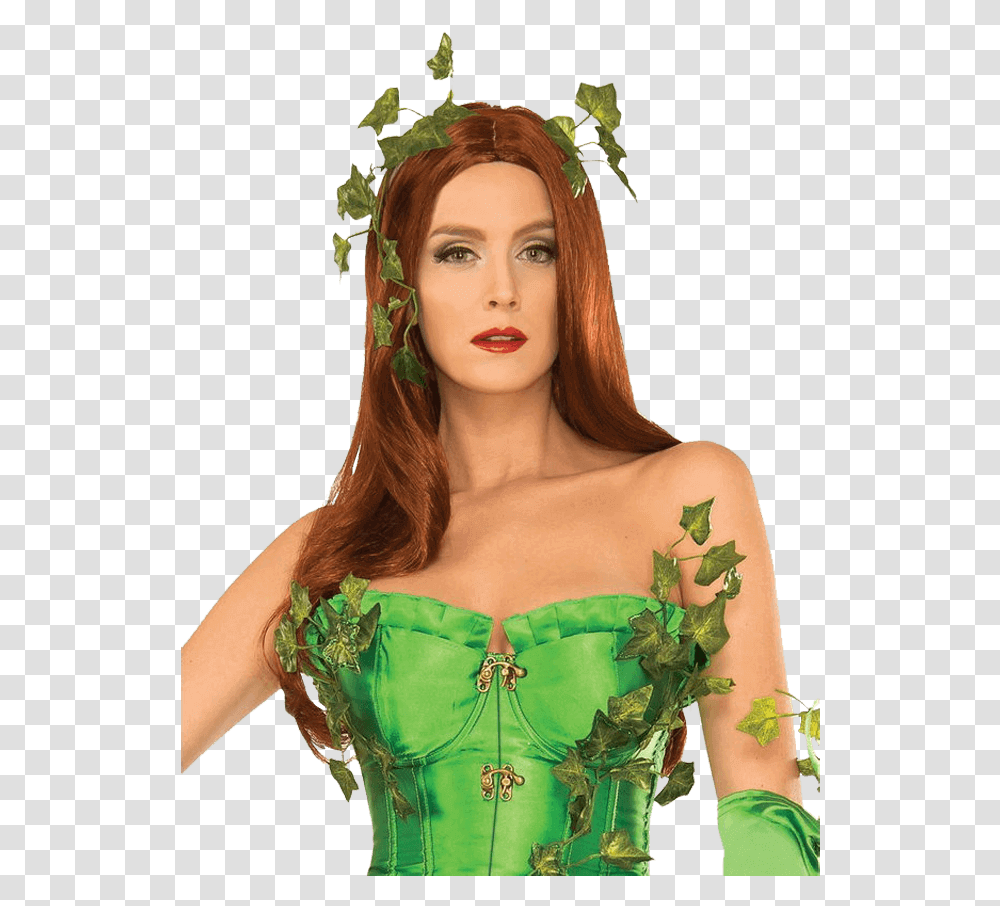 Secret Wishes Adult Poison Ivy Wig Adult Poison Ivy Costume, Person, Plant, Skin Transparent Png