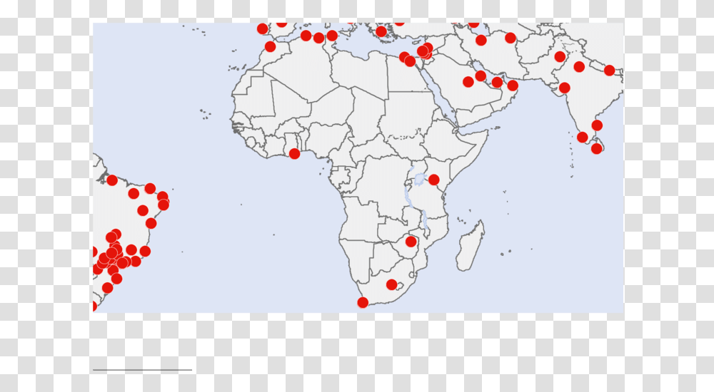Section Of A Global Map Showing The Locations Of Poisons Atlas, Diagram, Plot Transparent Png