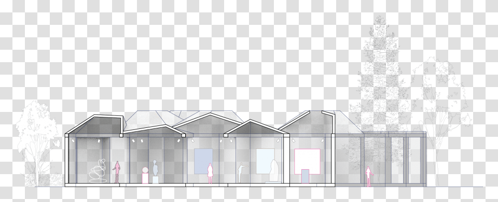 Section Roof Tiling Script Grasshopper, Door, Building, Housing, Folding Door Transparent Png