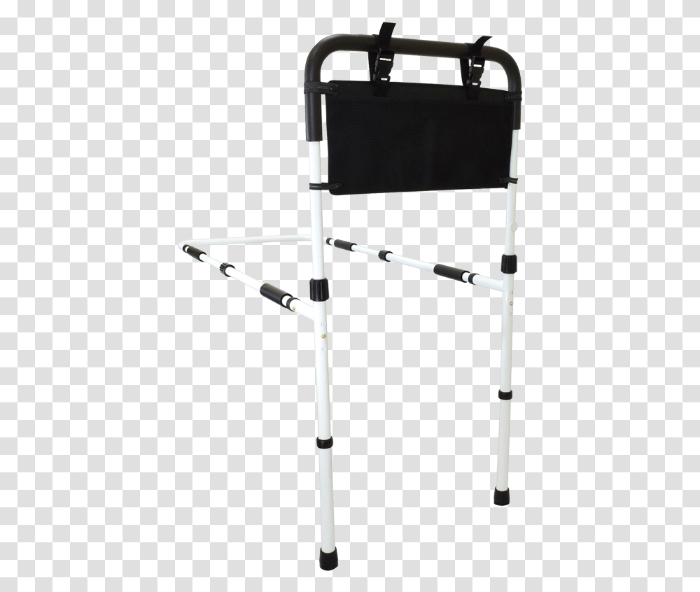 Secure Adjustable Bed Rail With Floor Support With Ladder Golf, Chair, Furniture, Bow, Tripod Transparent Png