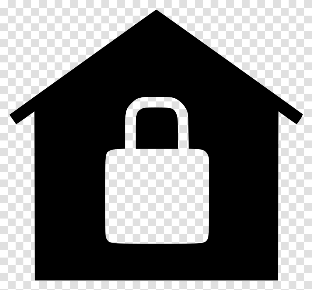 Secure House, Security, Silhouette Transparent Png