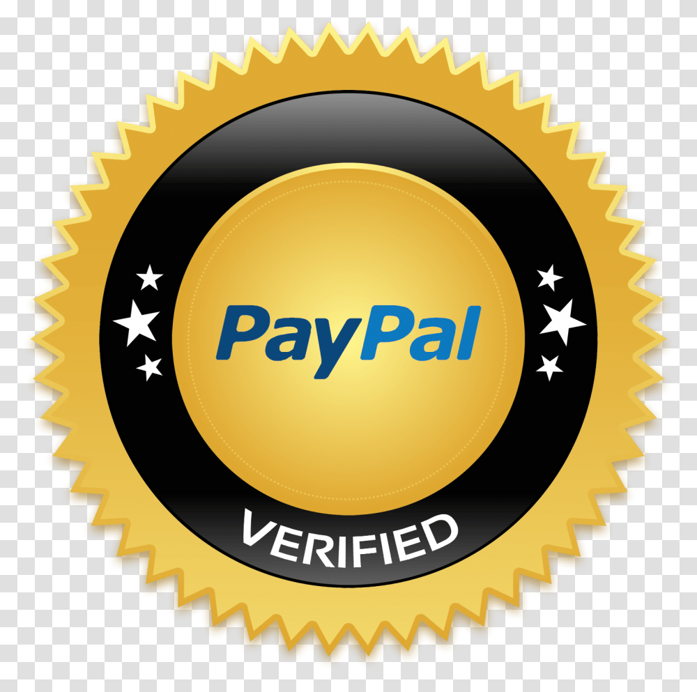 Secure Paypal Logo Paypal Verified Logo, Label, Text, Symbol, Vegetation Transparent Png