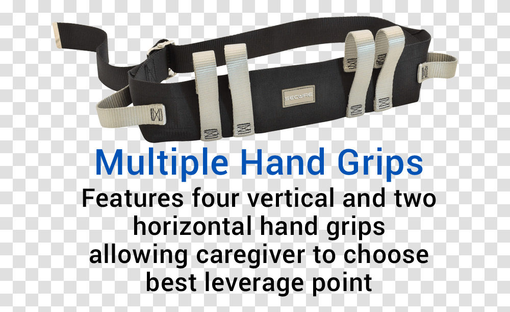 Secure Six Hand Grip Transfer Amp Walking Belt Belt, Accessories, Accessory, Buckle, Seat Belt Transparent Png
