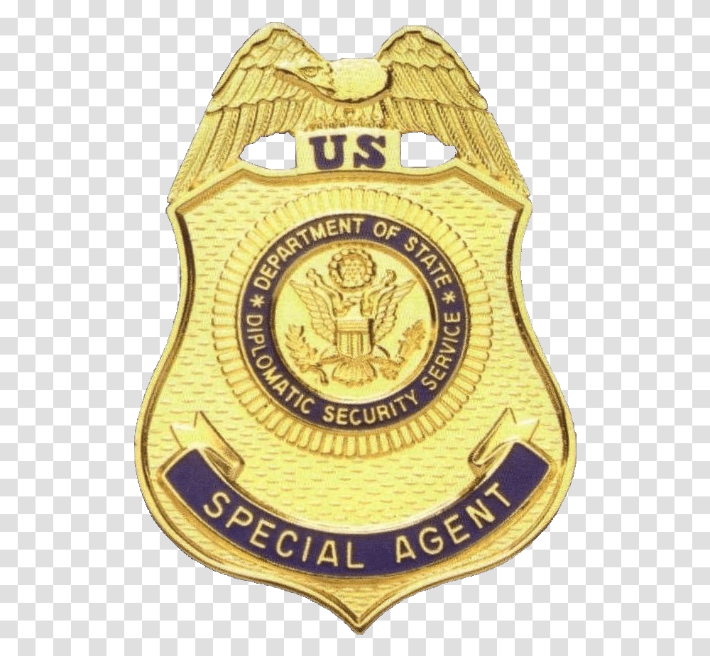 Security Badge Diplomatic Security Service Special Agent Badge, Logo, Trademark Transparent Png