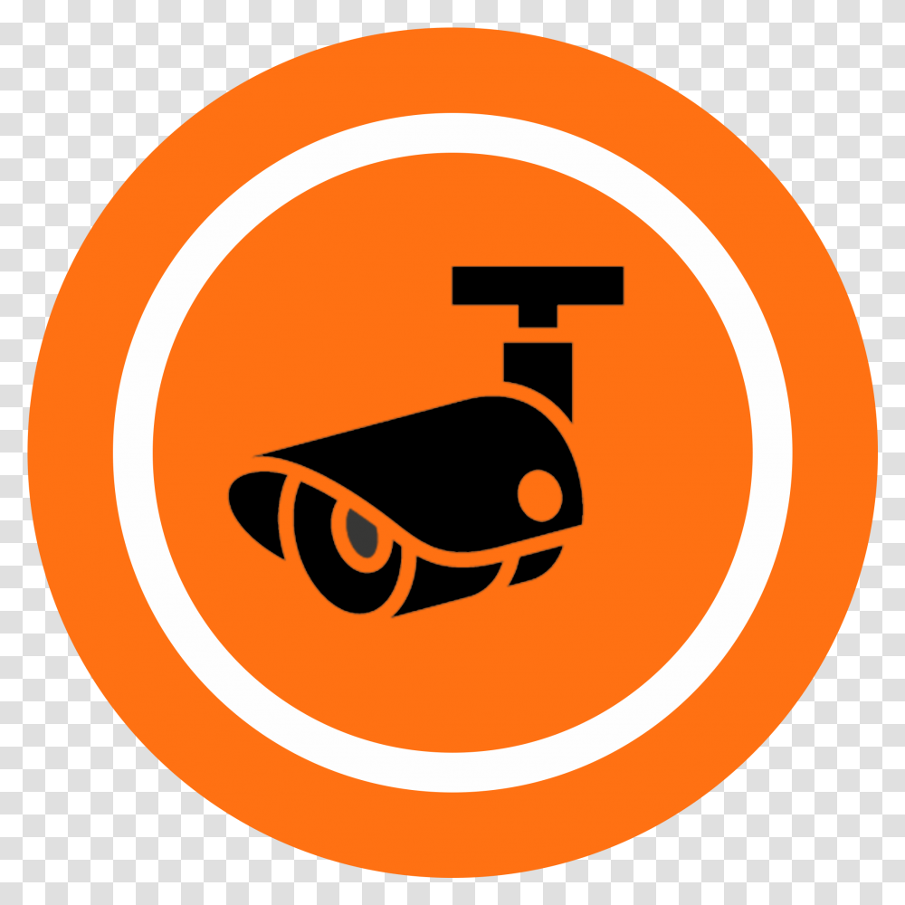 Security Cameras Clipart Camera Surveillance Logo, Label, Trademark Transparent Png