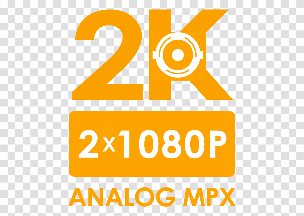 Security Cameras Use A 2mp Image Sensor 2k Hd Logo, Number, Poster Transparent Png