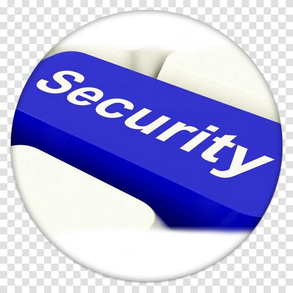Security Circle Label, Logo, Trademark, Tape Transparent Png