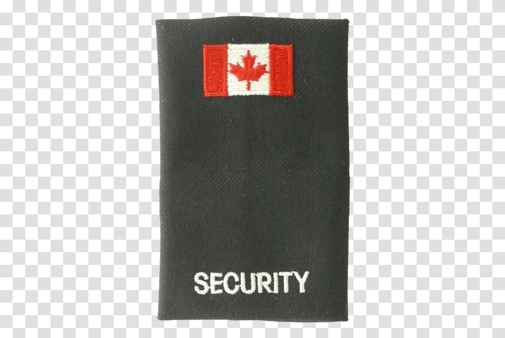 Security Epaulettes With Canadian Flag Solid, Logo, Symbol, Rug, Clothing Transparent Png