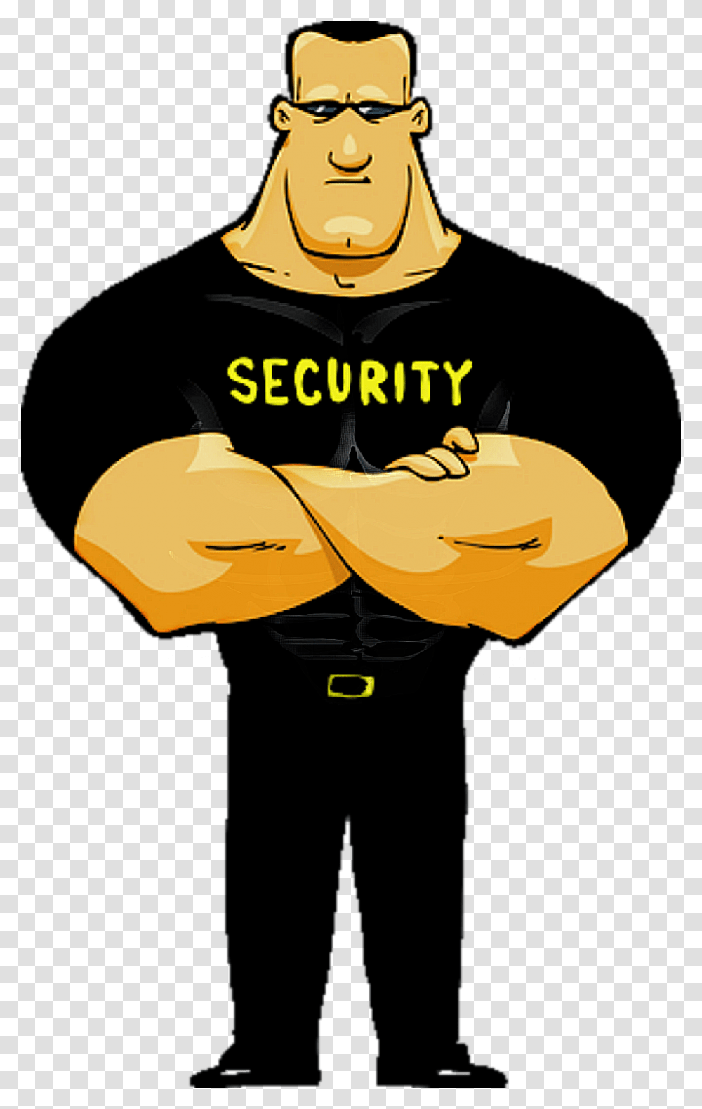 Security Guard Freetoedit Security Cartoon, Advertisement, Poster, Flyer, Paper Transparent Png