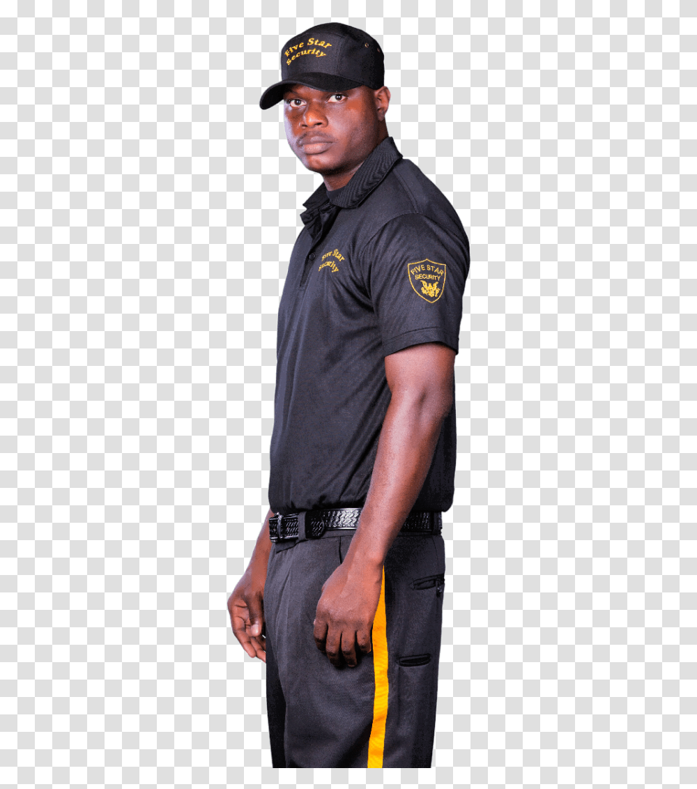 Security Guard Police Officer Uniform Security Guard, Person, Sleeve, Shirt Transparent Png