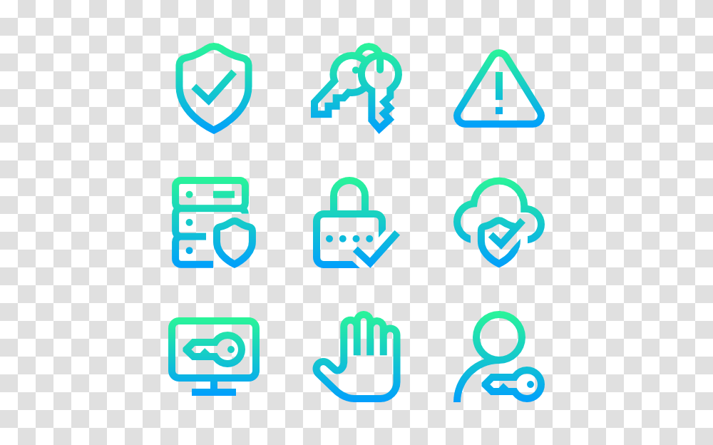 Security Icon Packs, Alphabet, Number Transparent Png