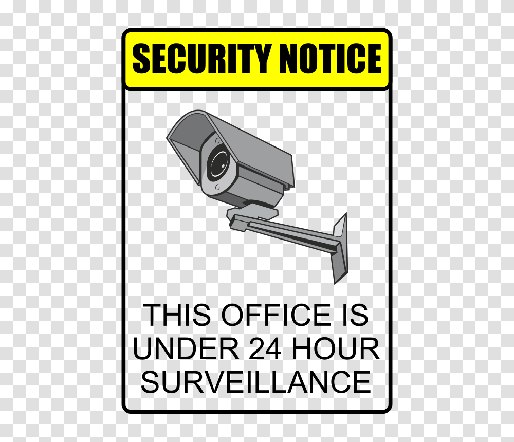 Security Notice, Technology, Camera, Electronics, Lighting Transparent Png