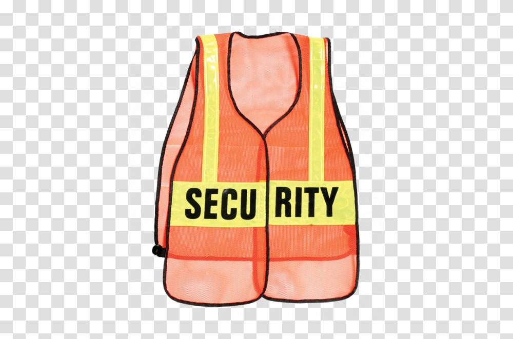 Security Reflective Vest Orange Orange Security Reflective Vests, Clothing, Apparel, Lifejacket Transparent Png