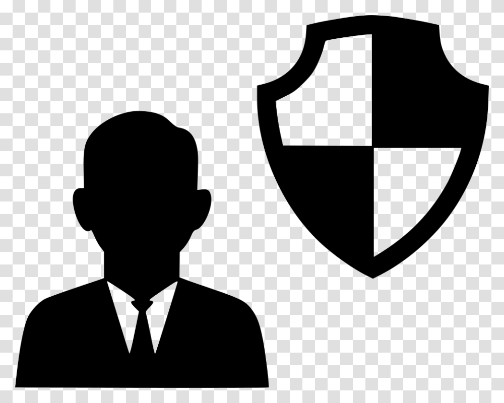 Security Shield Suit Formal Cartoon, Person, Human, Hoodie, Sweatshirt Transparent Png