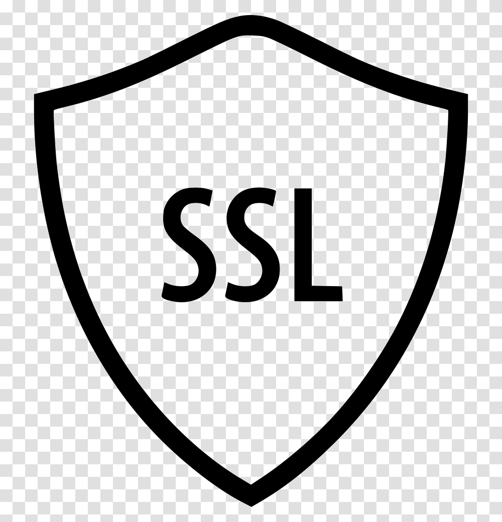 Security Ssl Ssl Icon White, Armor, Shield, Sweets, Food Transparent Png