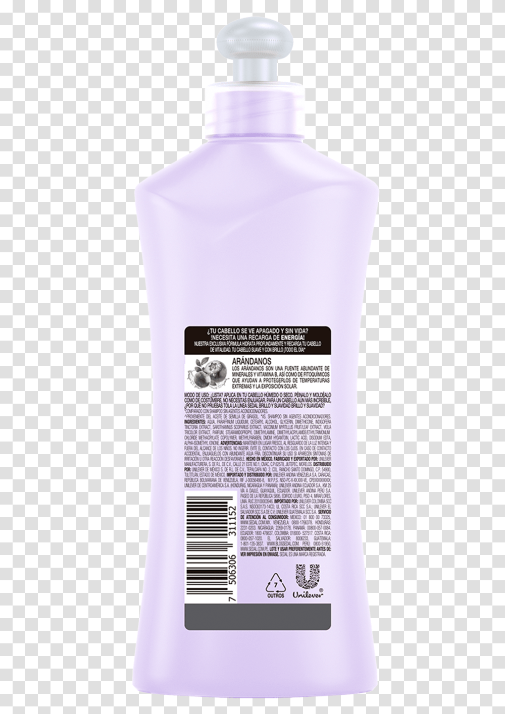 Sedal Brillo Y Suavidad Plastic Bottle, Cosmetics, Shaker, Lotion, Sunscreen Transparent Png